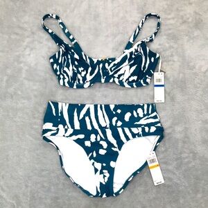 Anne Cole Women'sJungle Fever Bikini Small/32DD  New